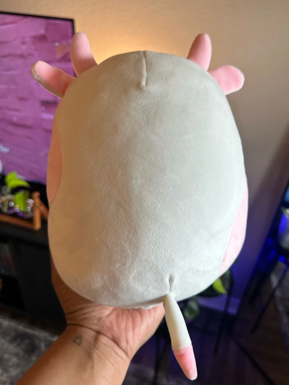 Plush Pink & White Cow Soft Plush